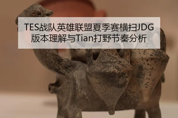 TES战队英雄联盟夏季赛横扫JDG版本理解与Tian打野节奏分析